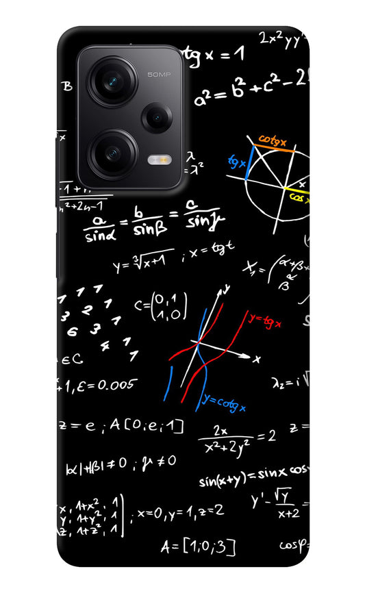 Mathematics Formula Poco X5 5G Back Cover