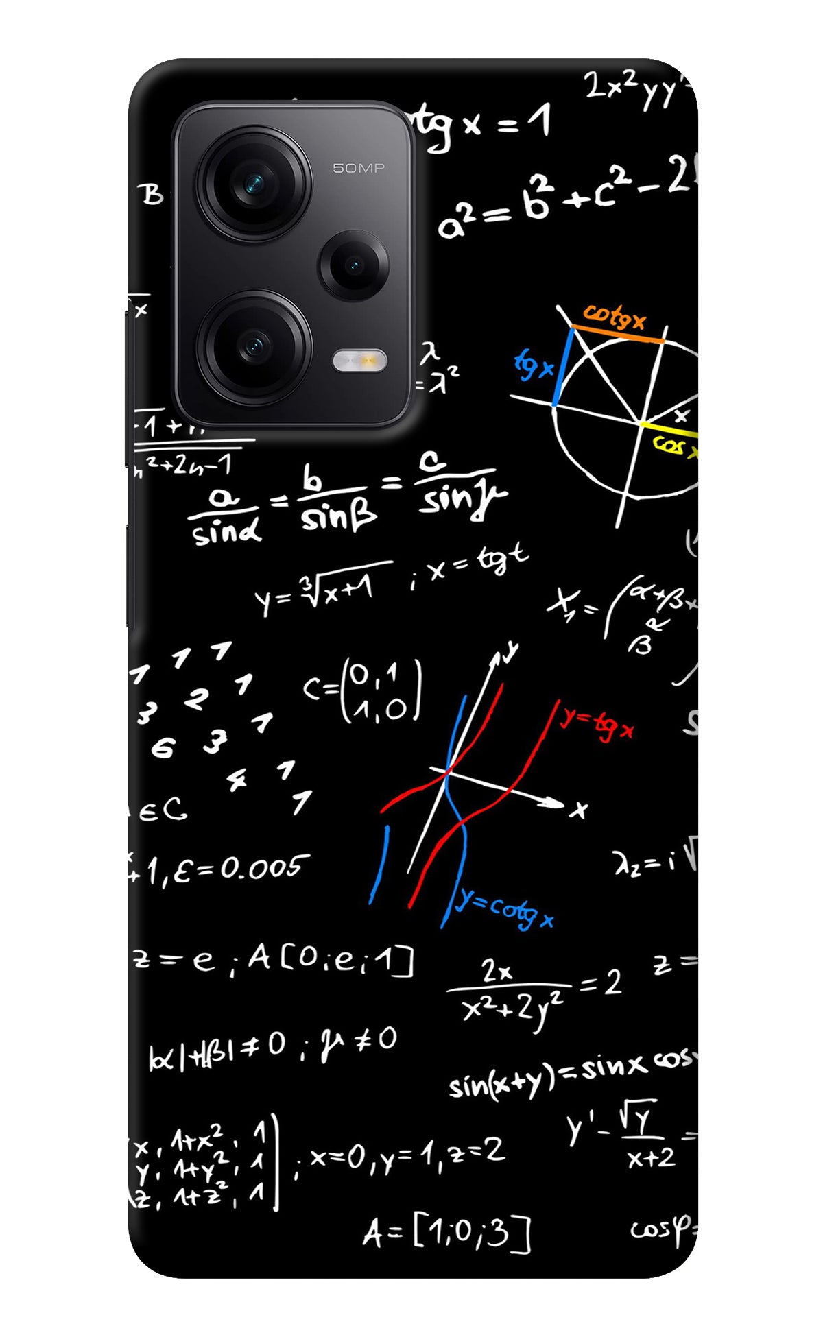 Mathematics Formula Poco X5 5G Back Cover