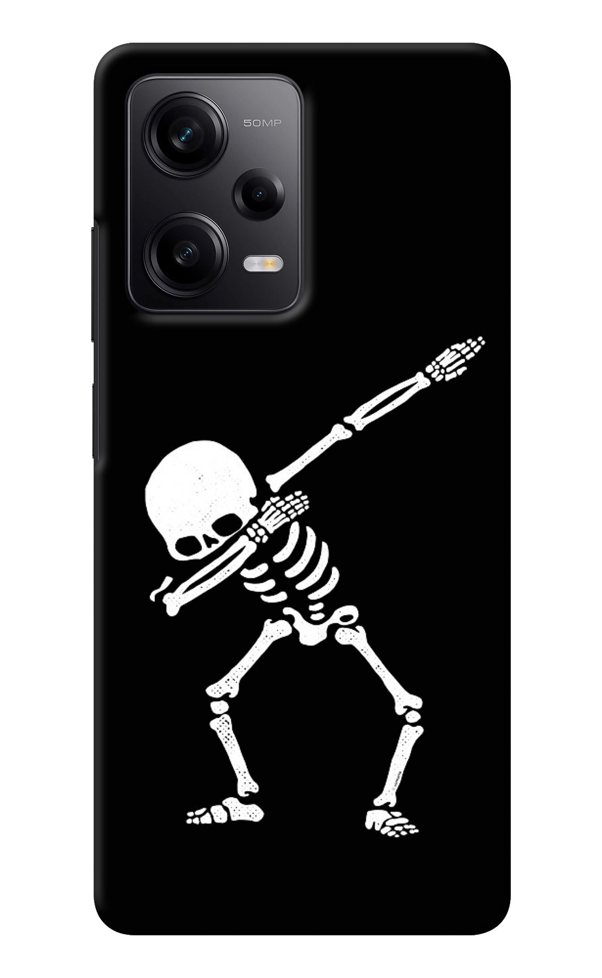 Dabbing Skeleton Art Poco X5 5G Back Cover