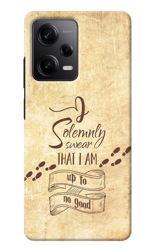 I Solemnly swear that i up to no good Poco X5 5G Back Cover