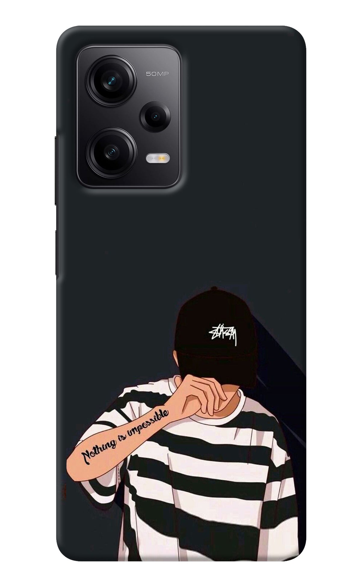 Aesthetic Boy Poco X5 5G Back Cover