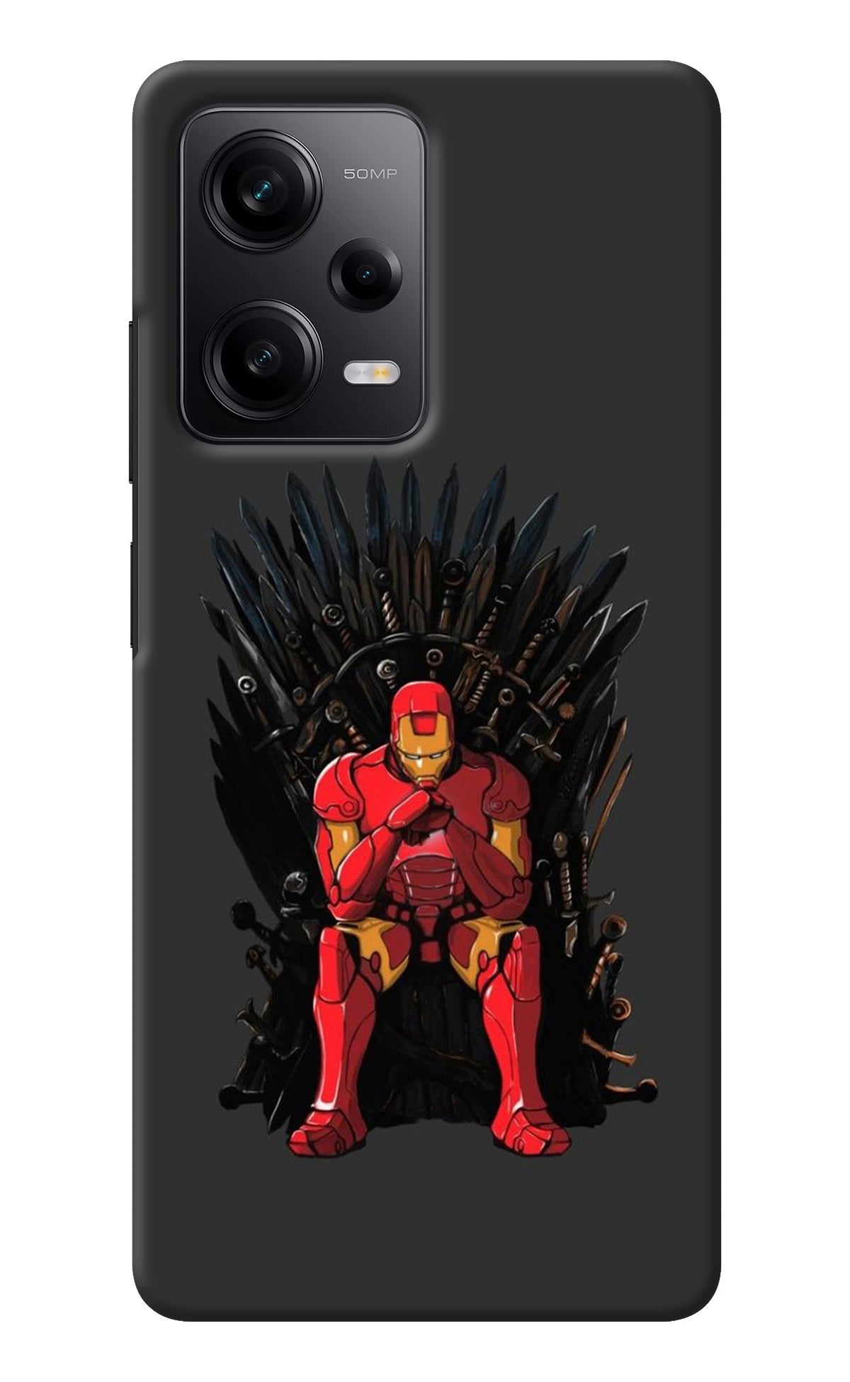 Ironman Throne Poco X5 5G Back Cover