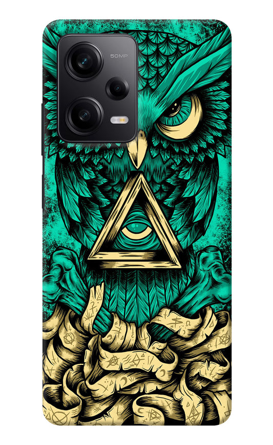 Green Owl Poco X5 5G Back Cover