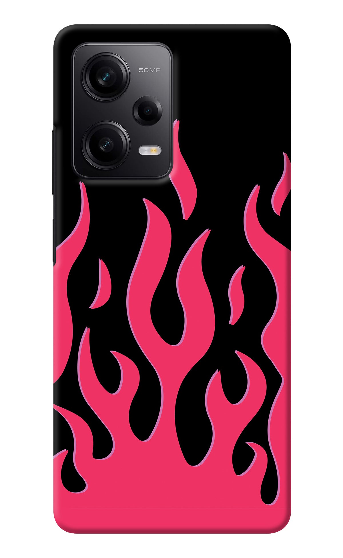 Fire Flames Poco X5 5G Back Cover