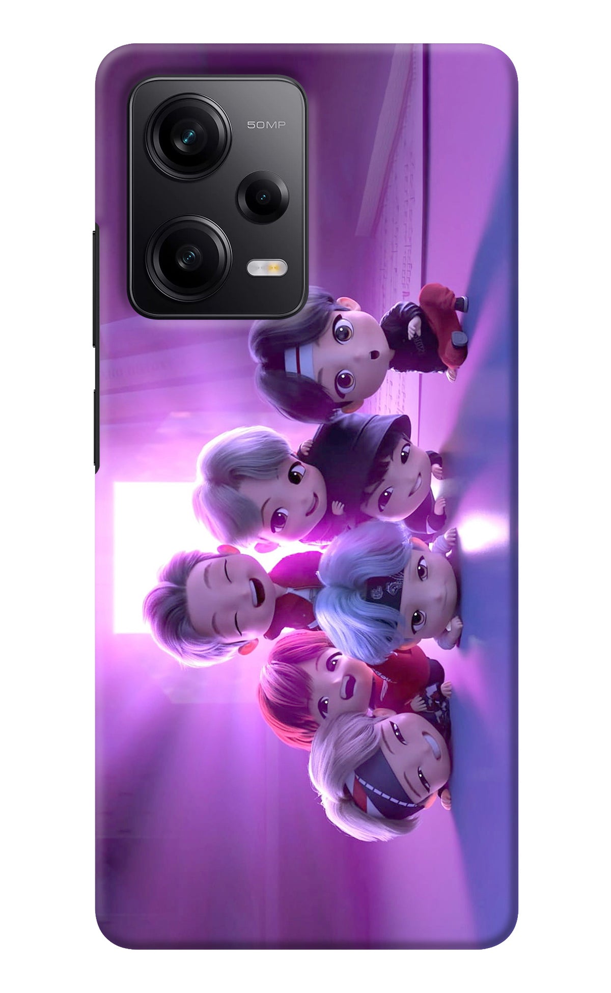 BTS Chibi Poco X5 5G Back Cover