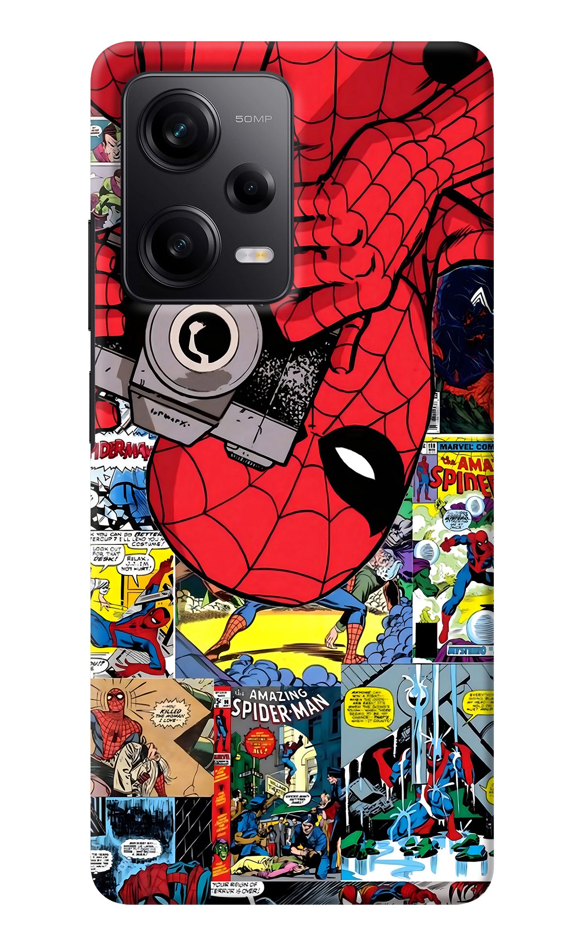 Spider Man Poco X5 5G Back Cover