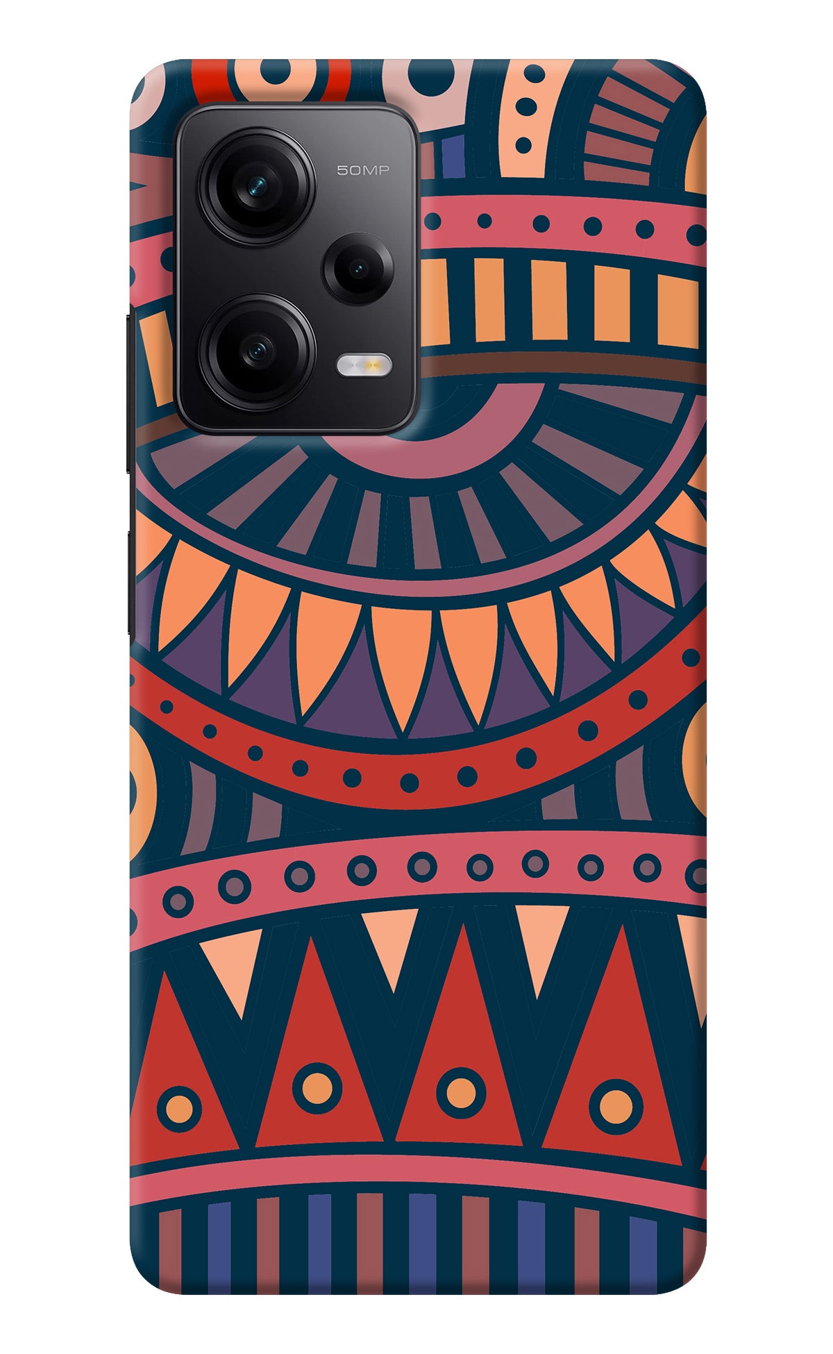 African Culture Design Poco X5 5G Back Cover