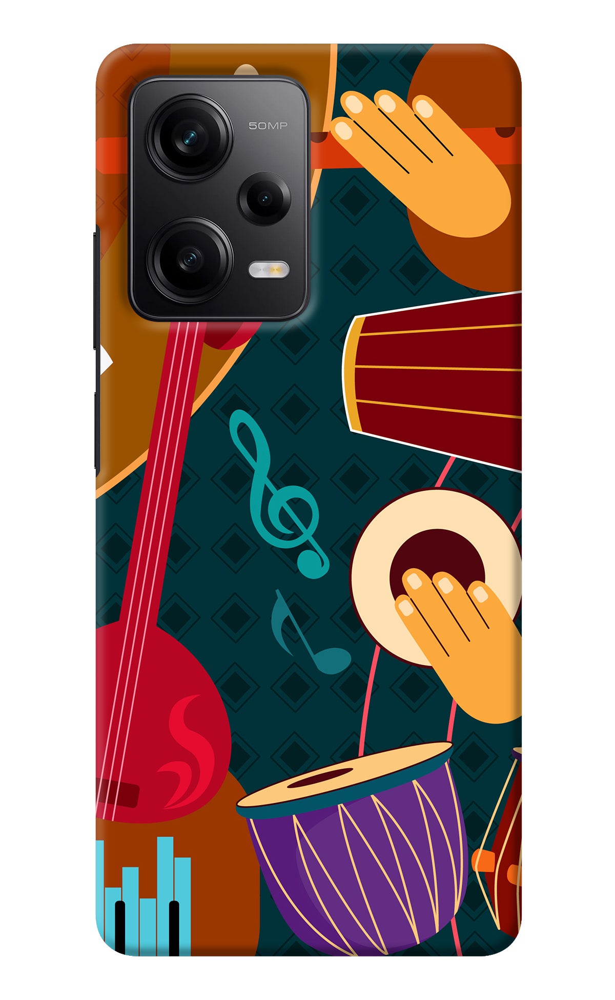 Music Instrument Poco X5 5G Back Cover