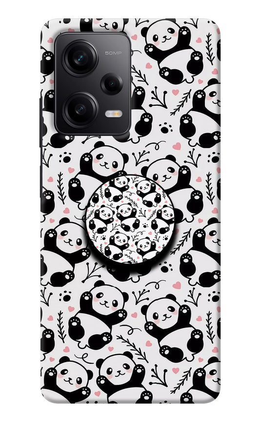 Cute Panda Poco X5 5G Pop Case