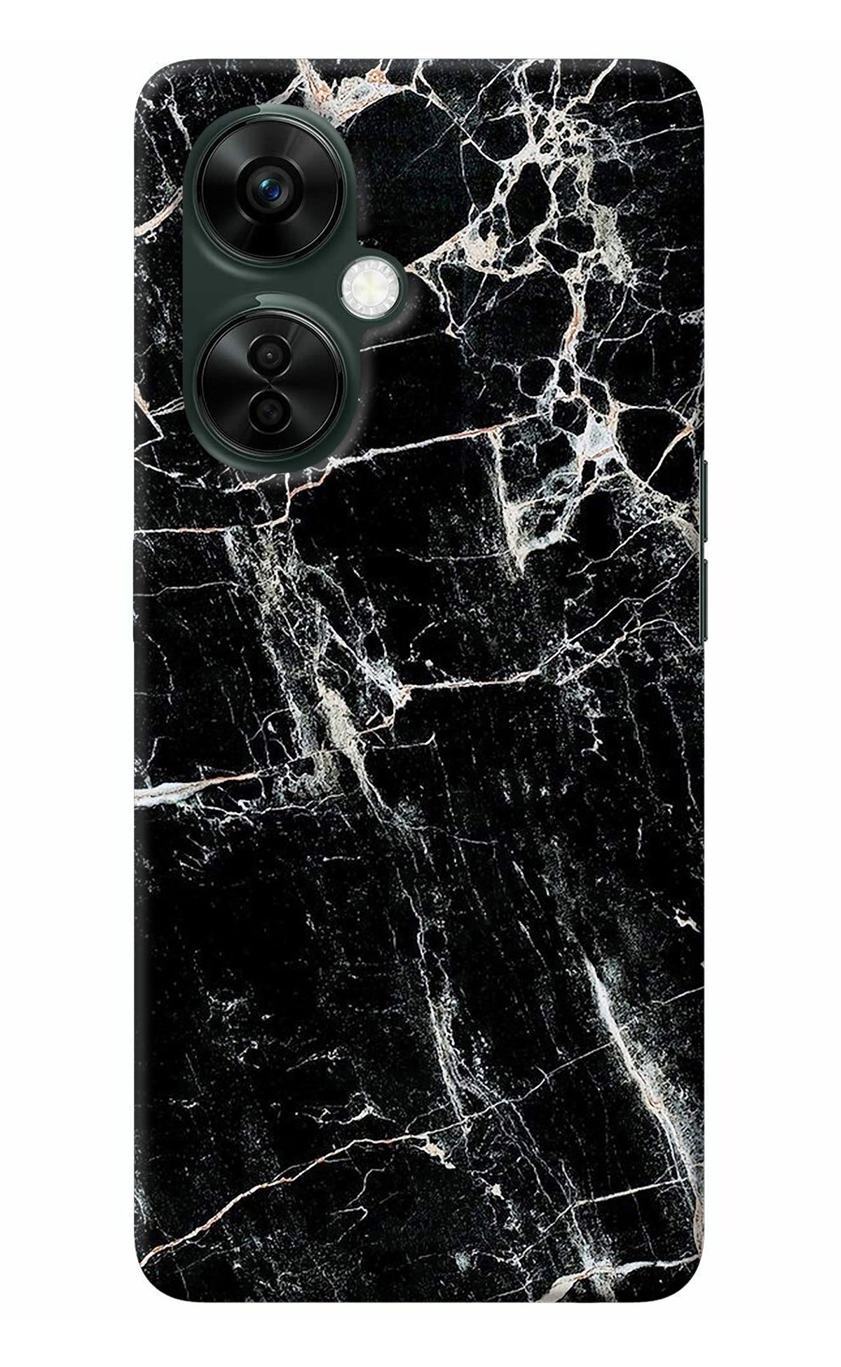 Black Marble Texture OnePlus Nord CE 3 Lite 5G Back Cover