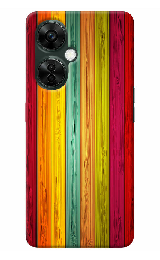 Multicolor Wooden OnePlus Nord CE 3 Lite 5G Back Cover
