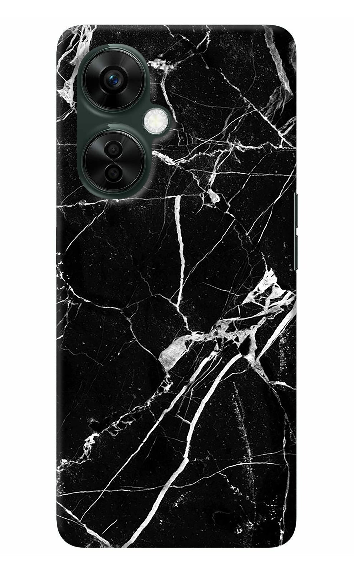 Black Marble Pattern OnePlus Nord CE 3 Lite 5G Back Cover