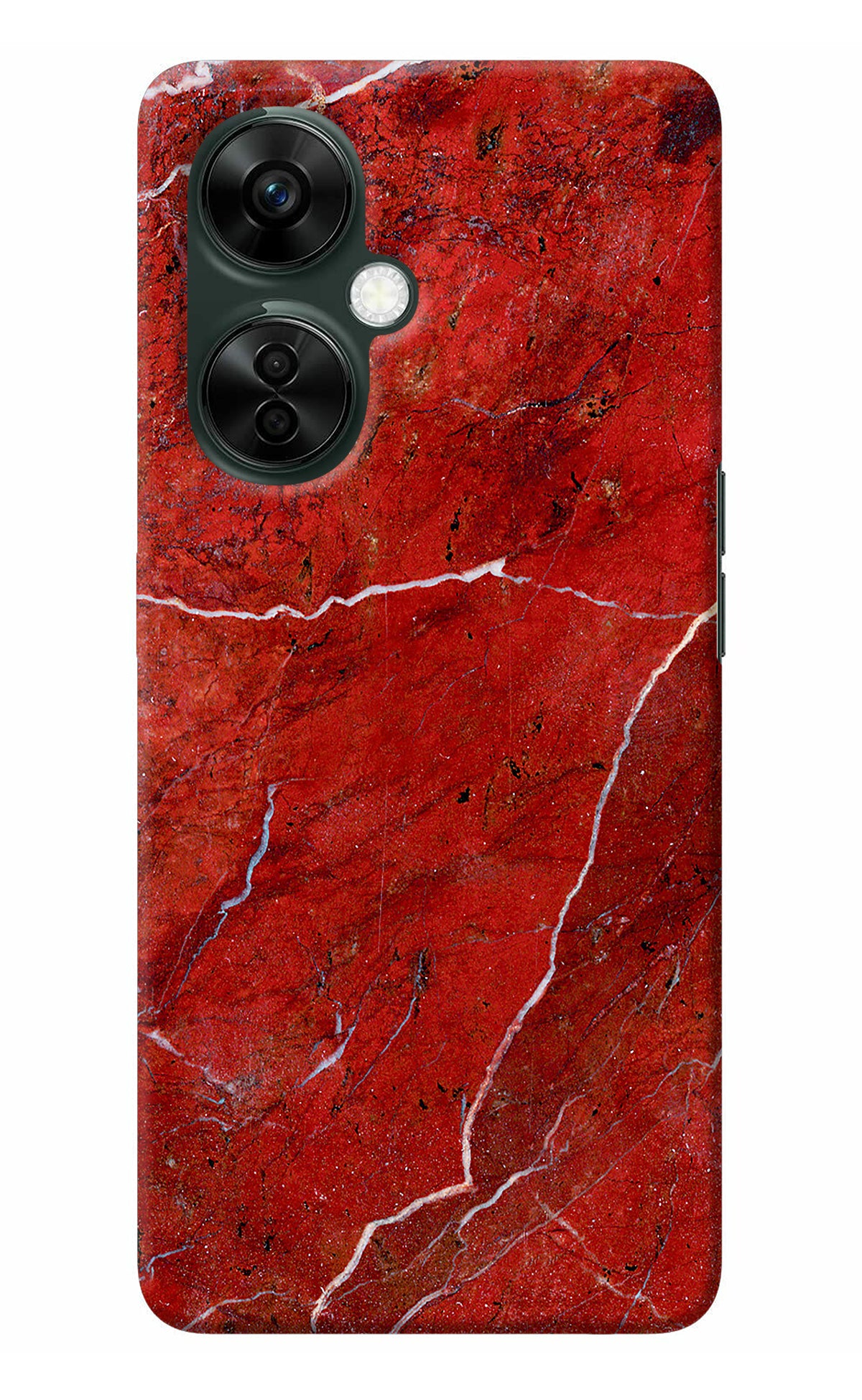 Red Marble Design OnePlus Nord CE 3 Lite 5G Back Cover