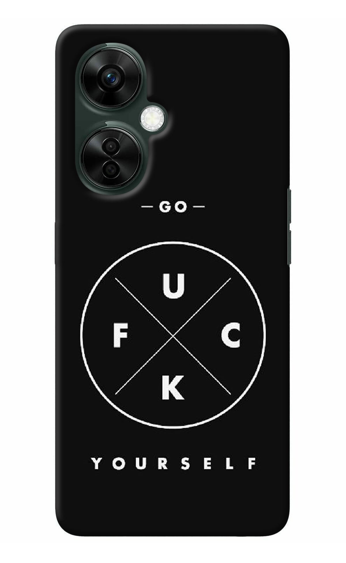 Go Fuck Yourself OnePlus Nord CE 3 Lite 5G Back Cover