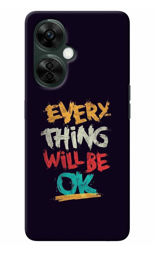 Everything Will Be Ok OnePlus Nord CE 3 Lite 5G Back Cover