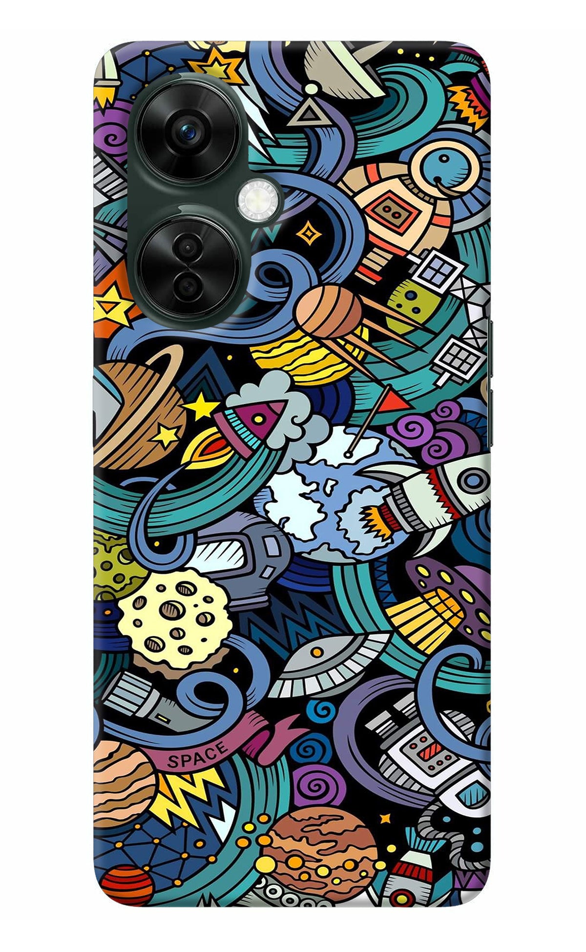 Space Abstract OnePlus Nord CE 3 Lite 5G Back Cover