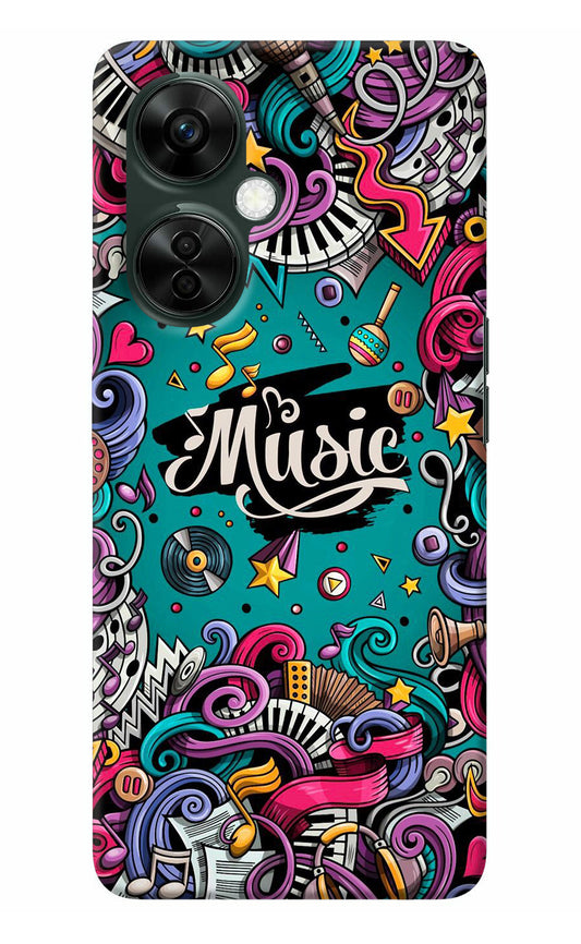 Music Graffiti OnePlus Nord CE 3 Lite 5G Back Cover