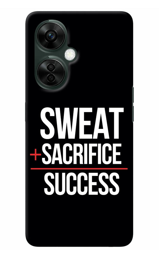 Sweat Sacrifice Success OnePlus Nord CE 3 Lite 5G Back Cover