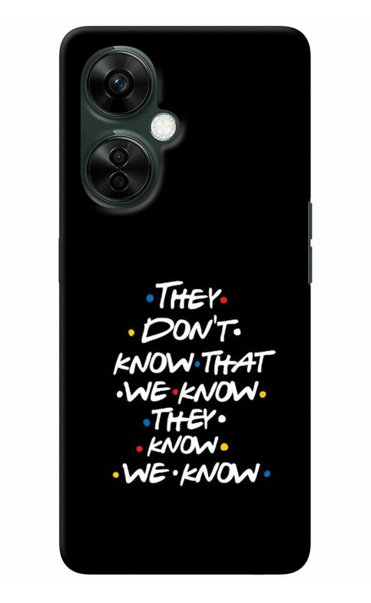 FRIENDS Dialogue OnePlus Nord CE 3 Lite 5G Back Cover