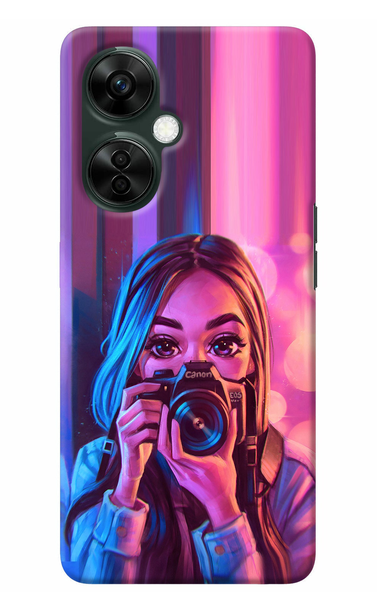 Girl Photographer OnePlus Nord CE 3 Lite 5G Back Cover