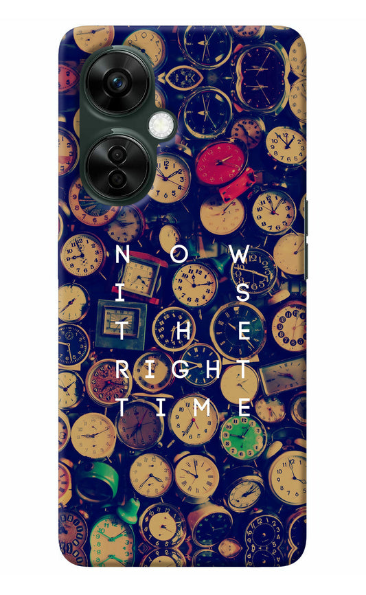 Now is the Right Time Quote OnePlus Nord CE 3 Lite 5G Back Cover