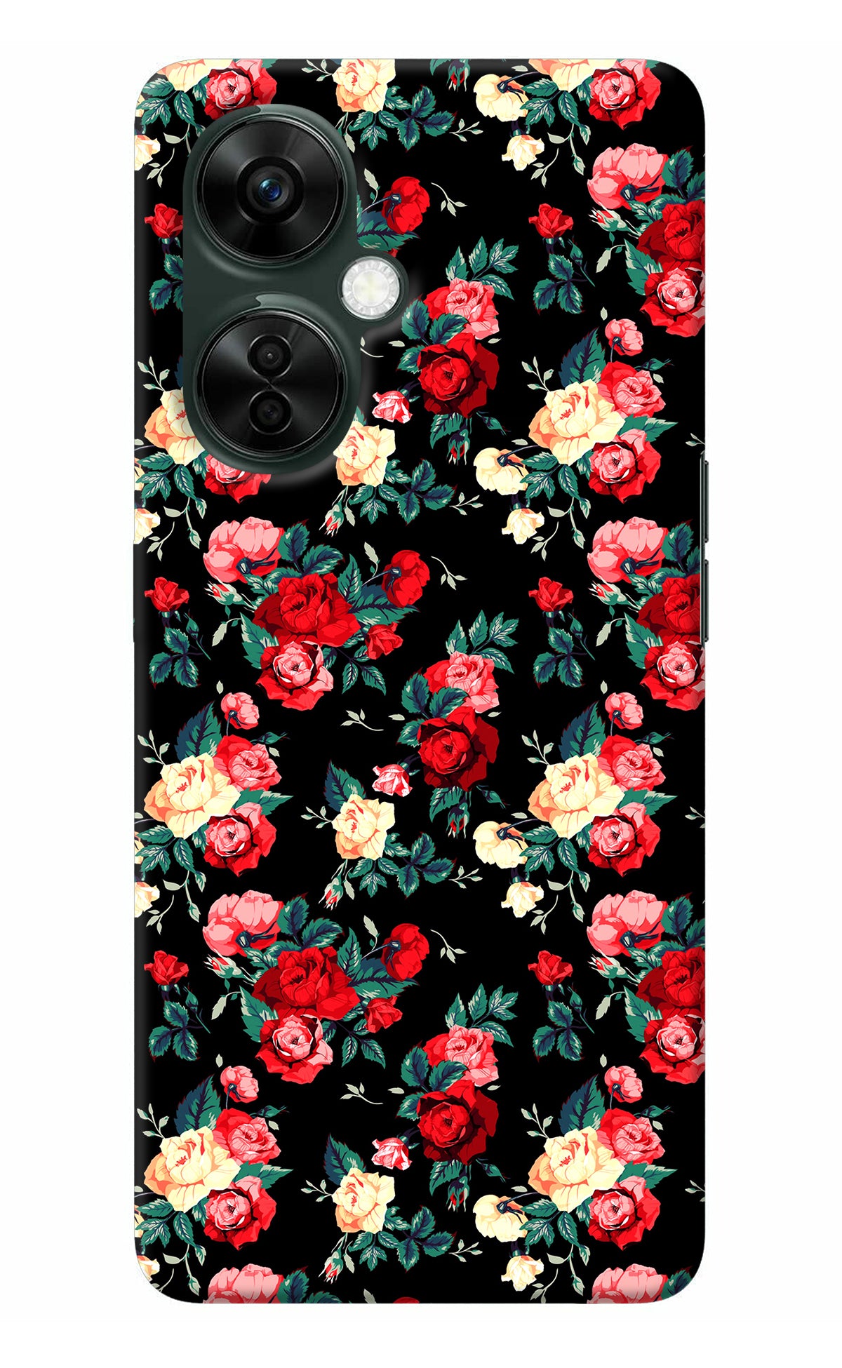 Rose Pattern OnePlus Nord CE 3 Lite 5G Back Cover