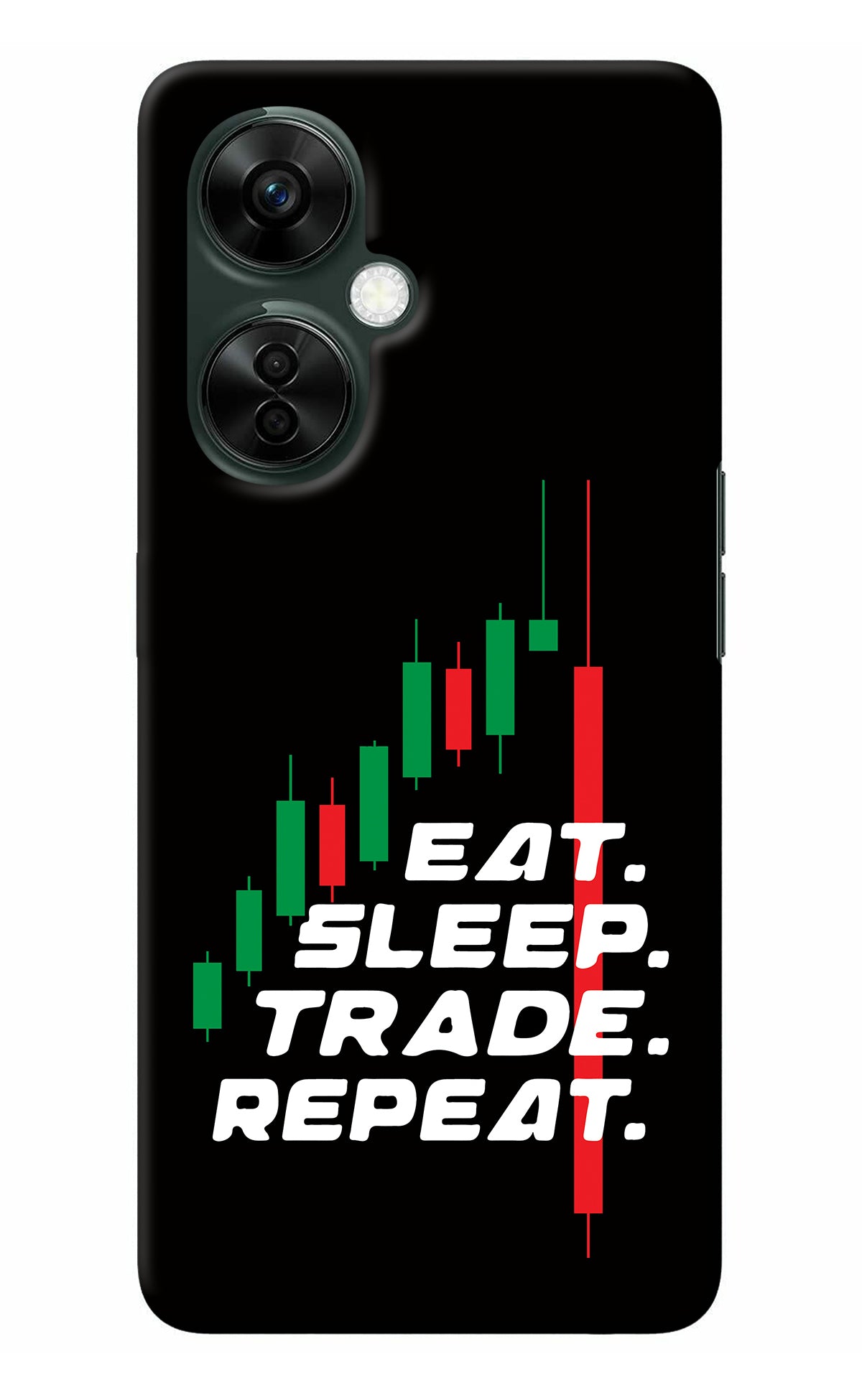 Eat Sleep Trade Repeat OnePlus Nord CE 3 Lite 5G Back Cover