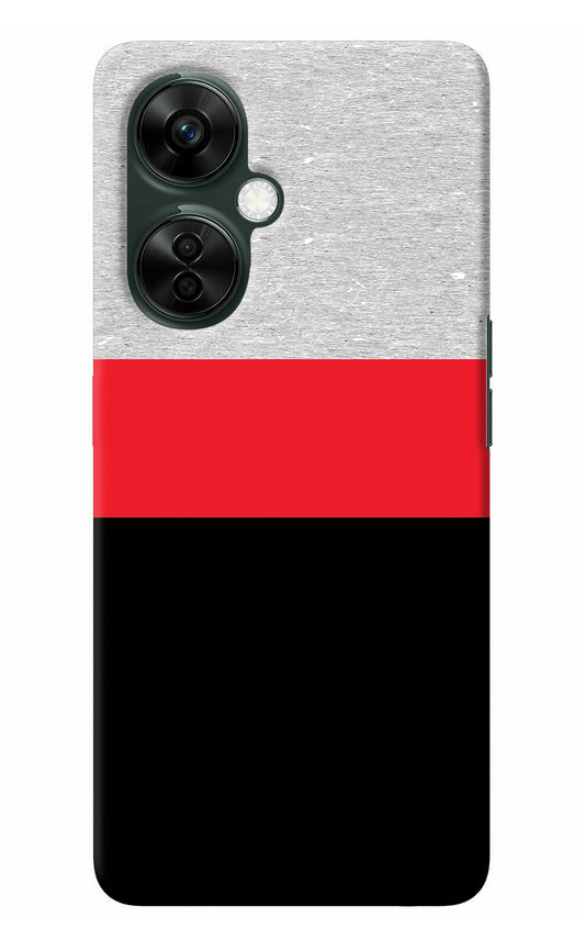 Tri Color Pattern OnePlus Nord CE 3 Lite 5G Back Cover
