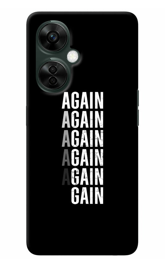 Again Again Gain OnePlus Nord CE 3 Lite 5G Back Cover