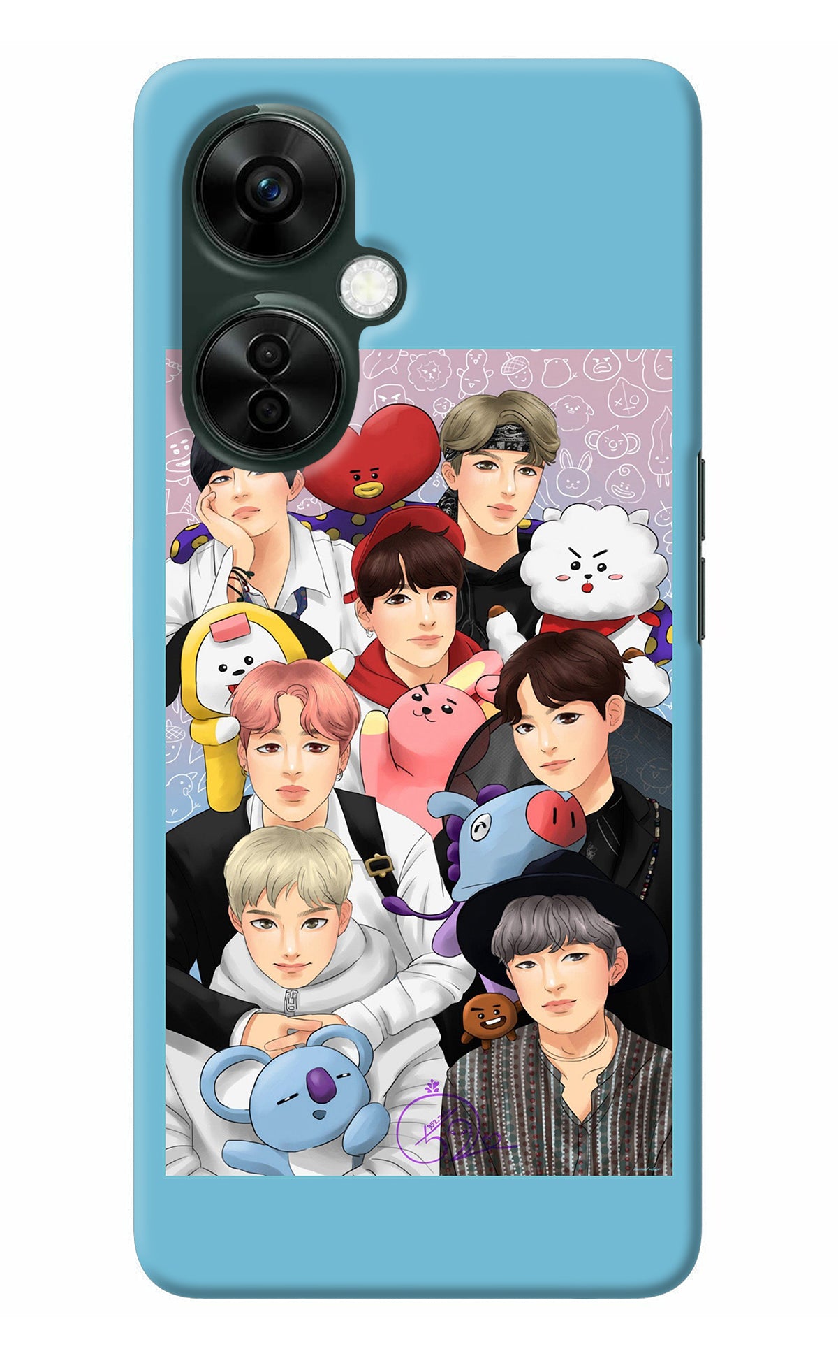 BTS with animals OnePlus Nord CE 3 Lite 5G Back Cover