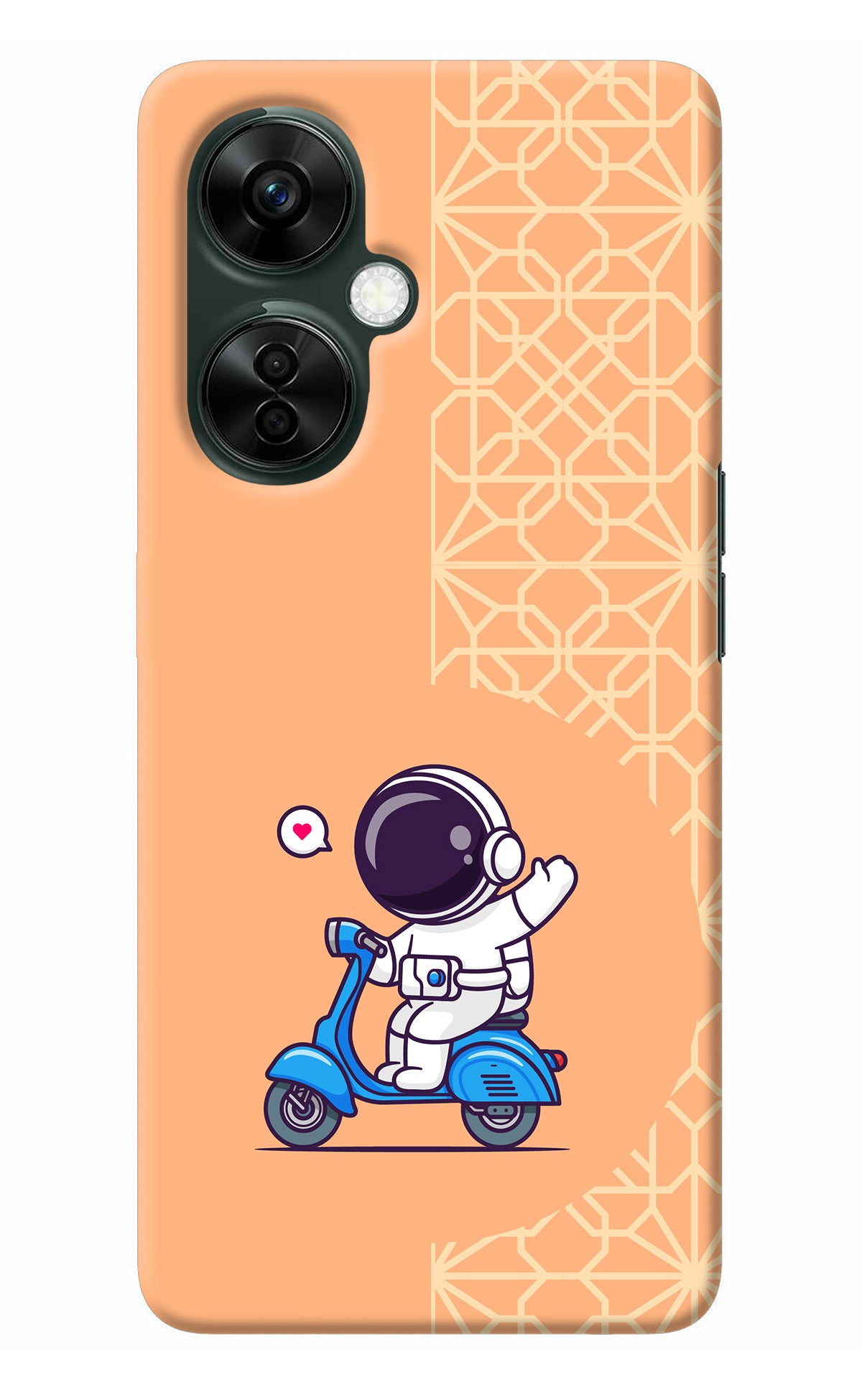 Cute Astronaut Riding OnePlus Nord CE 3 Lite 5G Back Cover