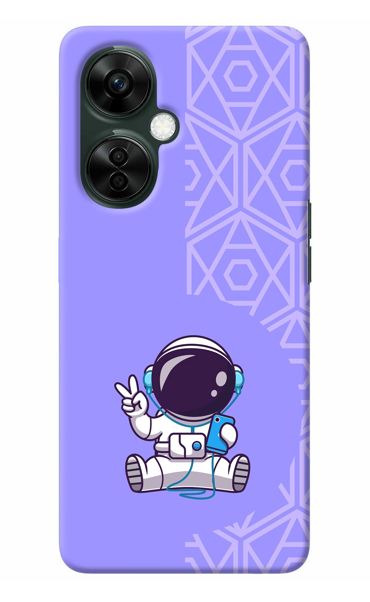 Cute Astronaut Chilling OnePlus Nord CE 3 Lite 5G Back Cover