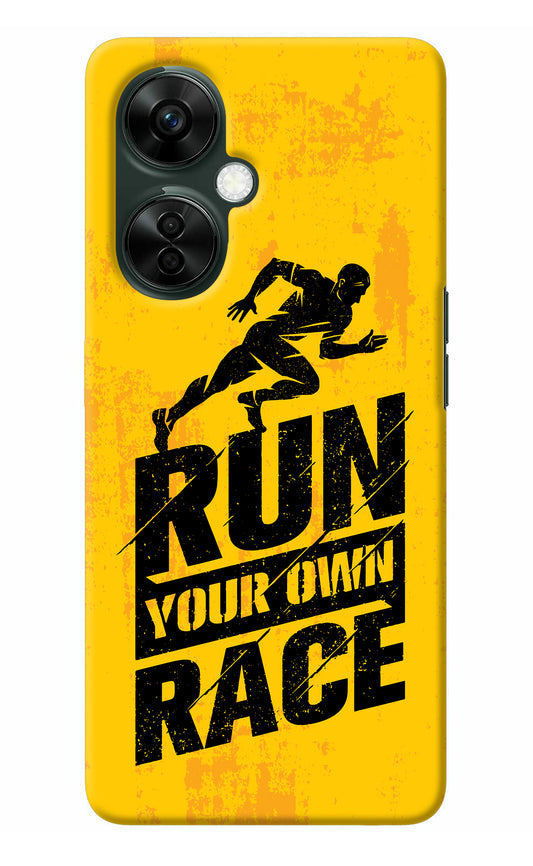 Run Your Own Race OnePlus Nord CE 3 Lite 5G Back Cover