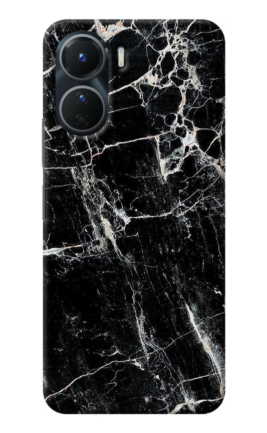 Black Marble Texture Vivo Y56 5G Back Cover