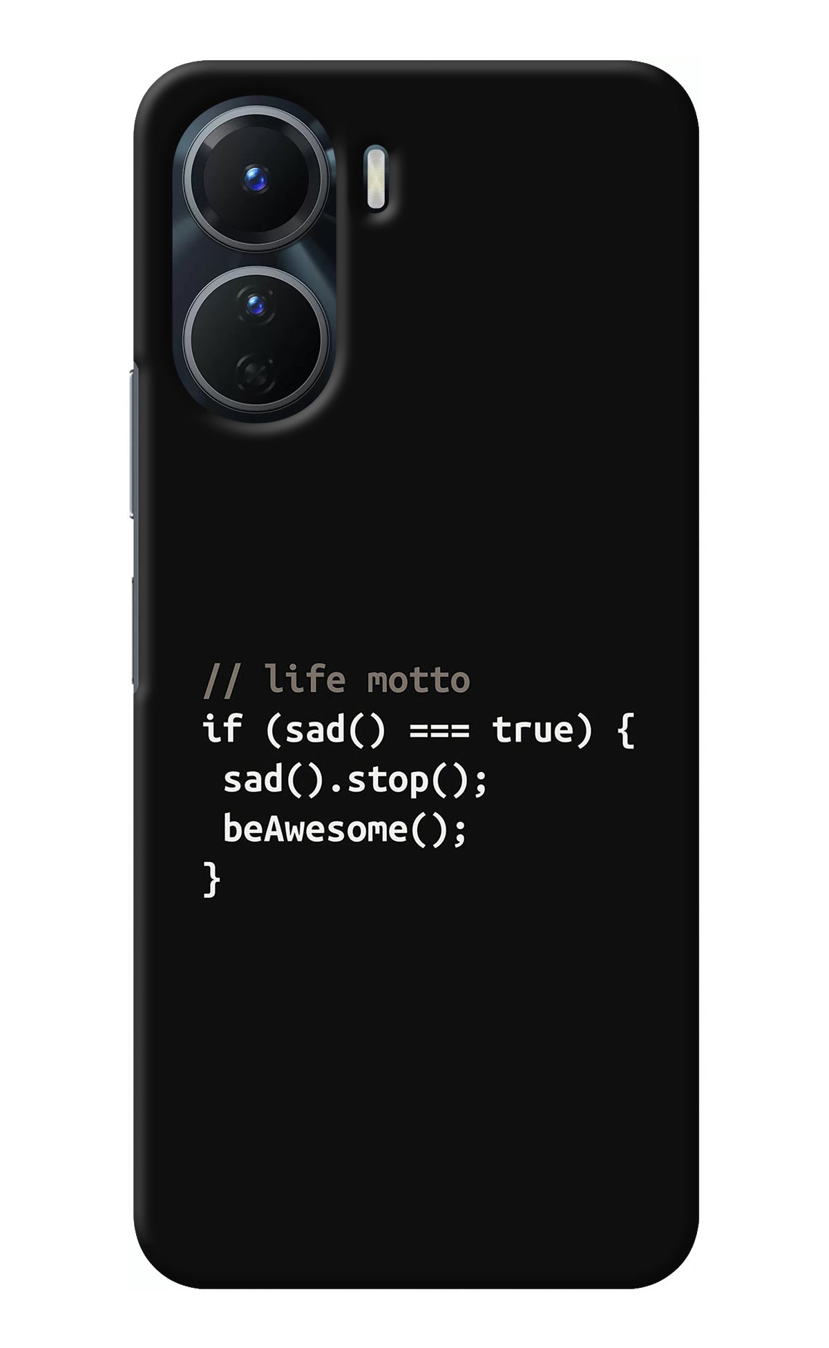 Life Motto Code Vivo Y56 5G Back Cover