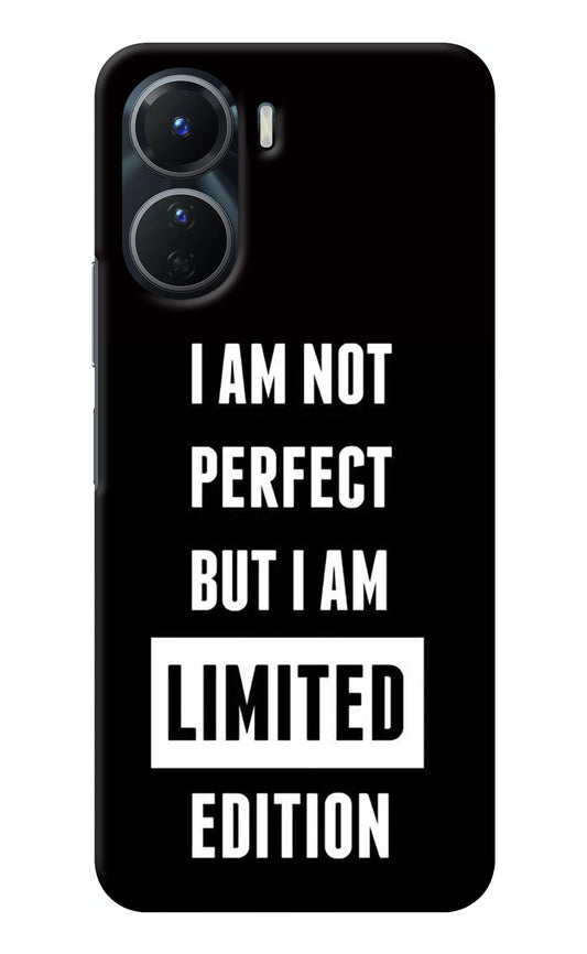 I Am Not Perfect But I Am Limited Edition Vivo Y56 5G Back Cover