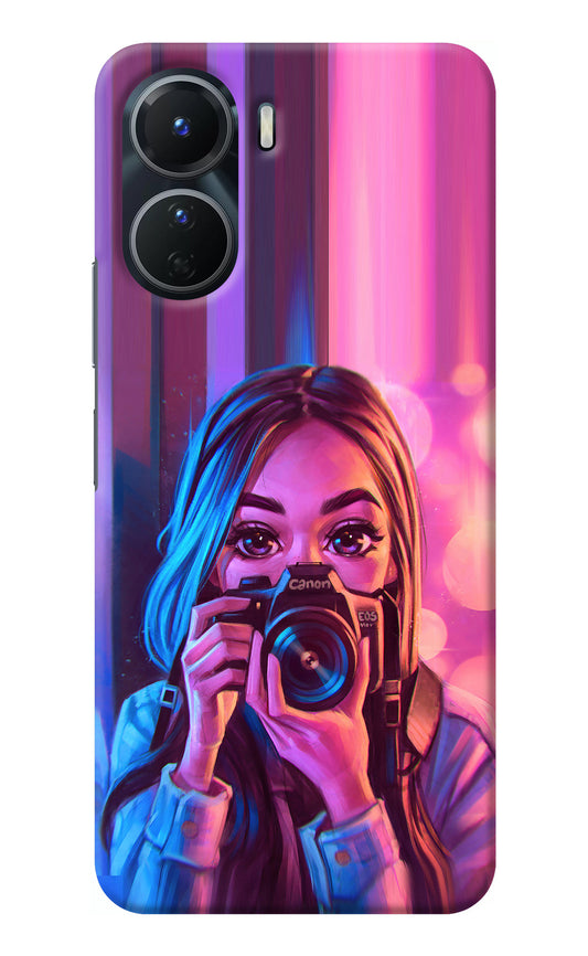 Girl Photographer Vivo Y56 5G Back Cover