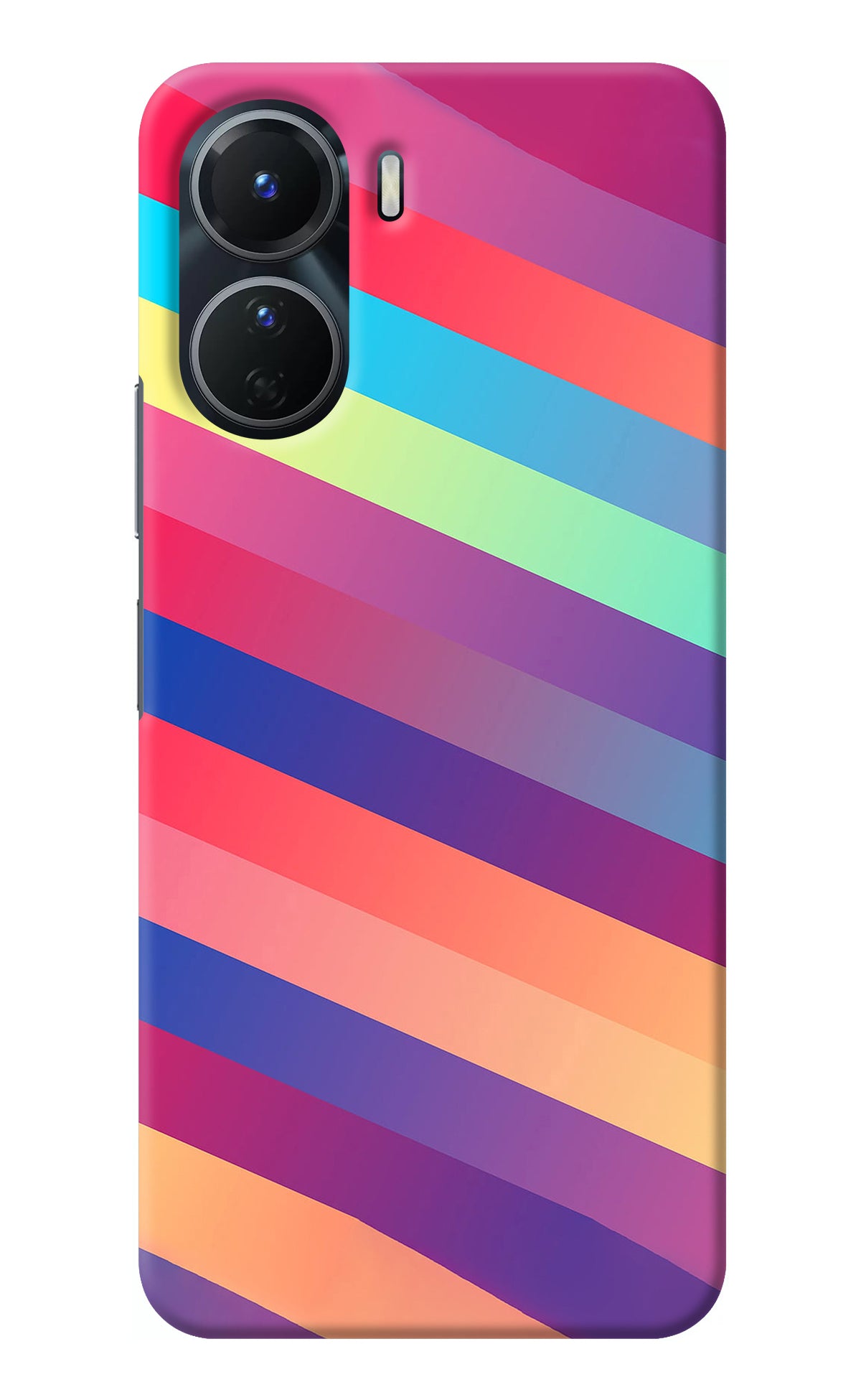 Stripes color Vivo Y56 5G Back Cover