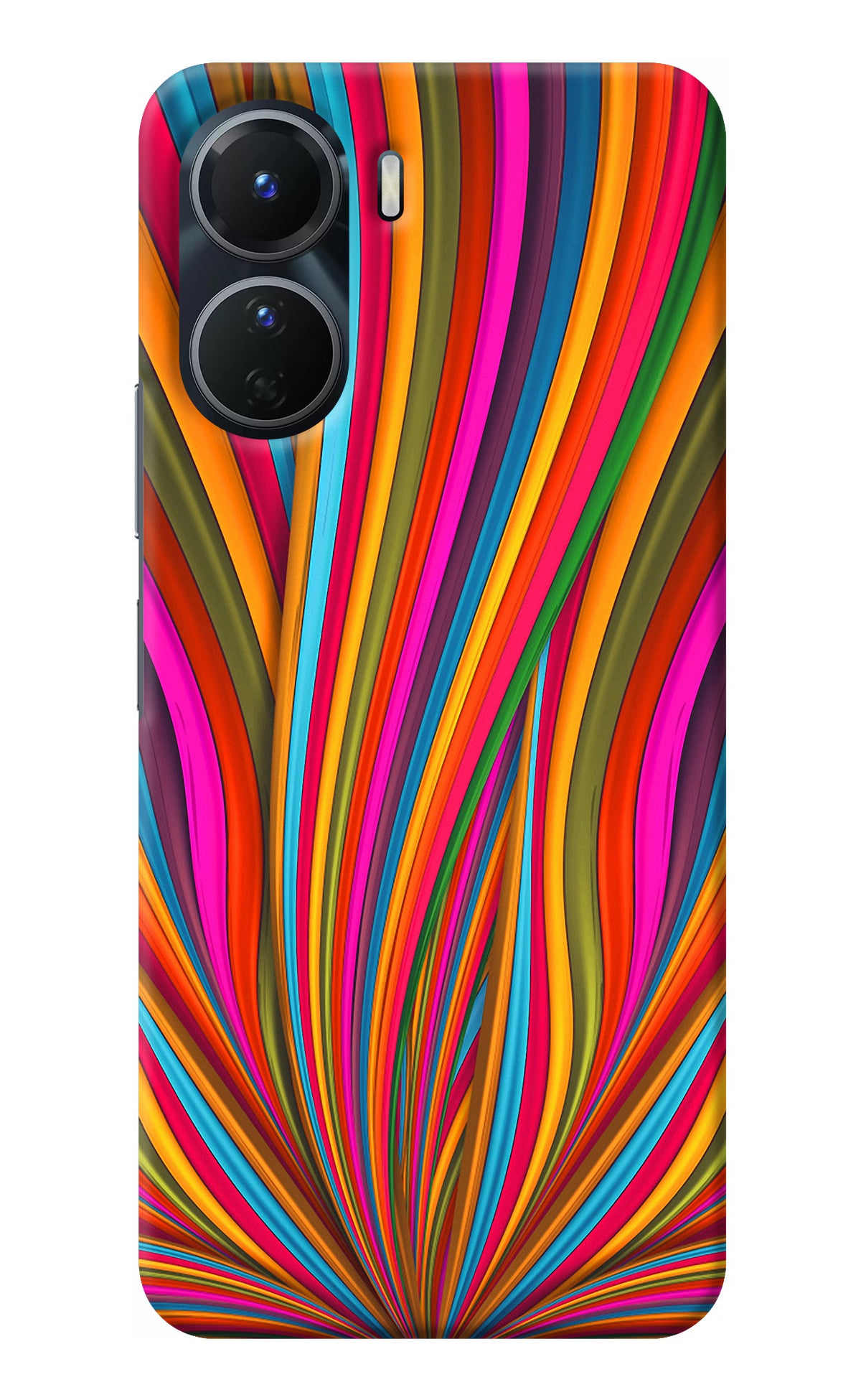 Trippy Wavy Vivo Y56 5G Back Cover