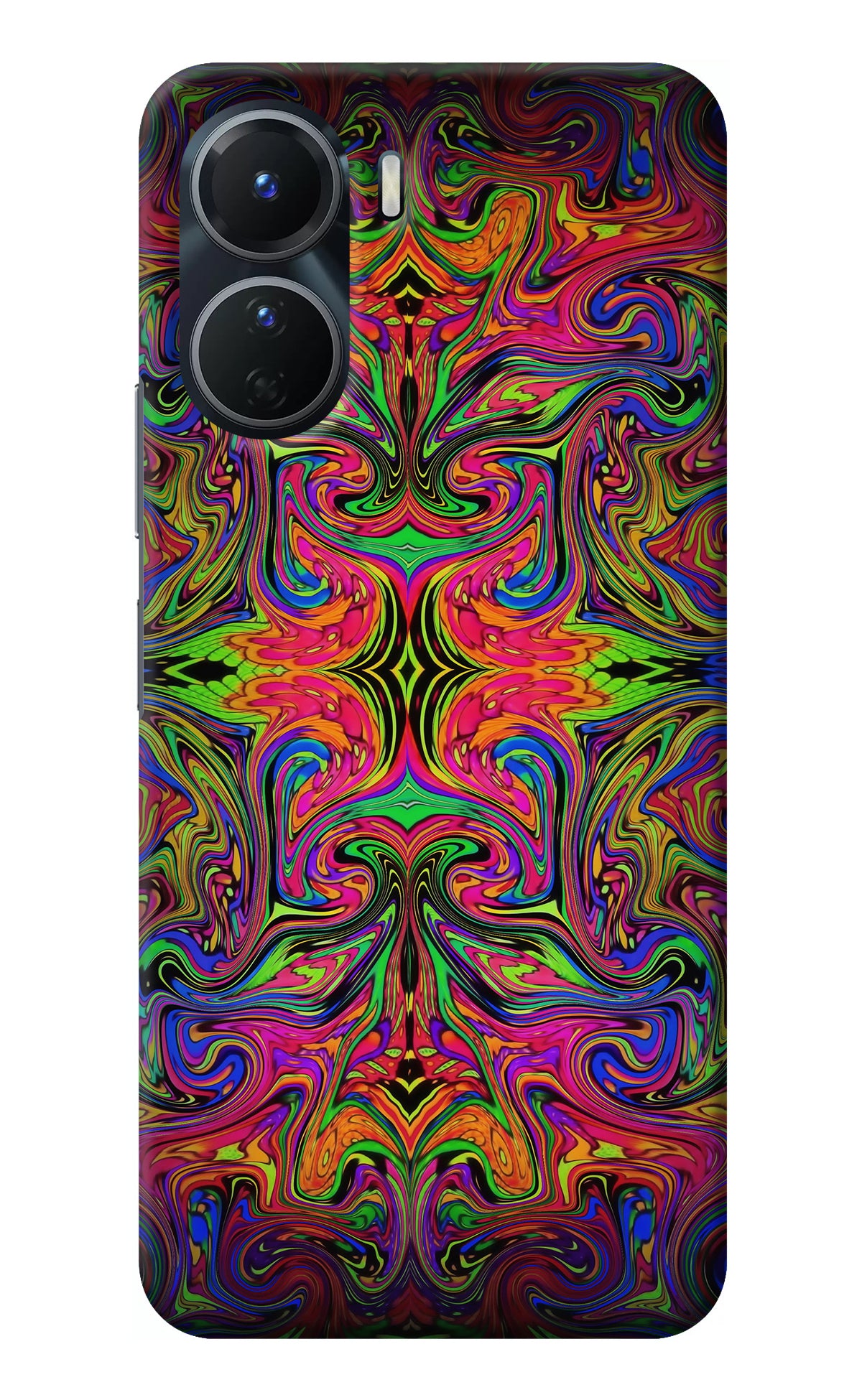 Psychedelic Art Vivo Y56 5G Back Cover