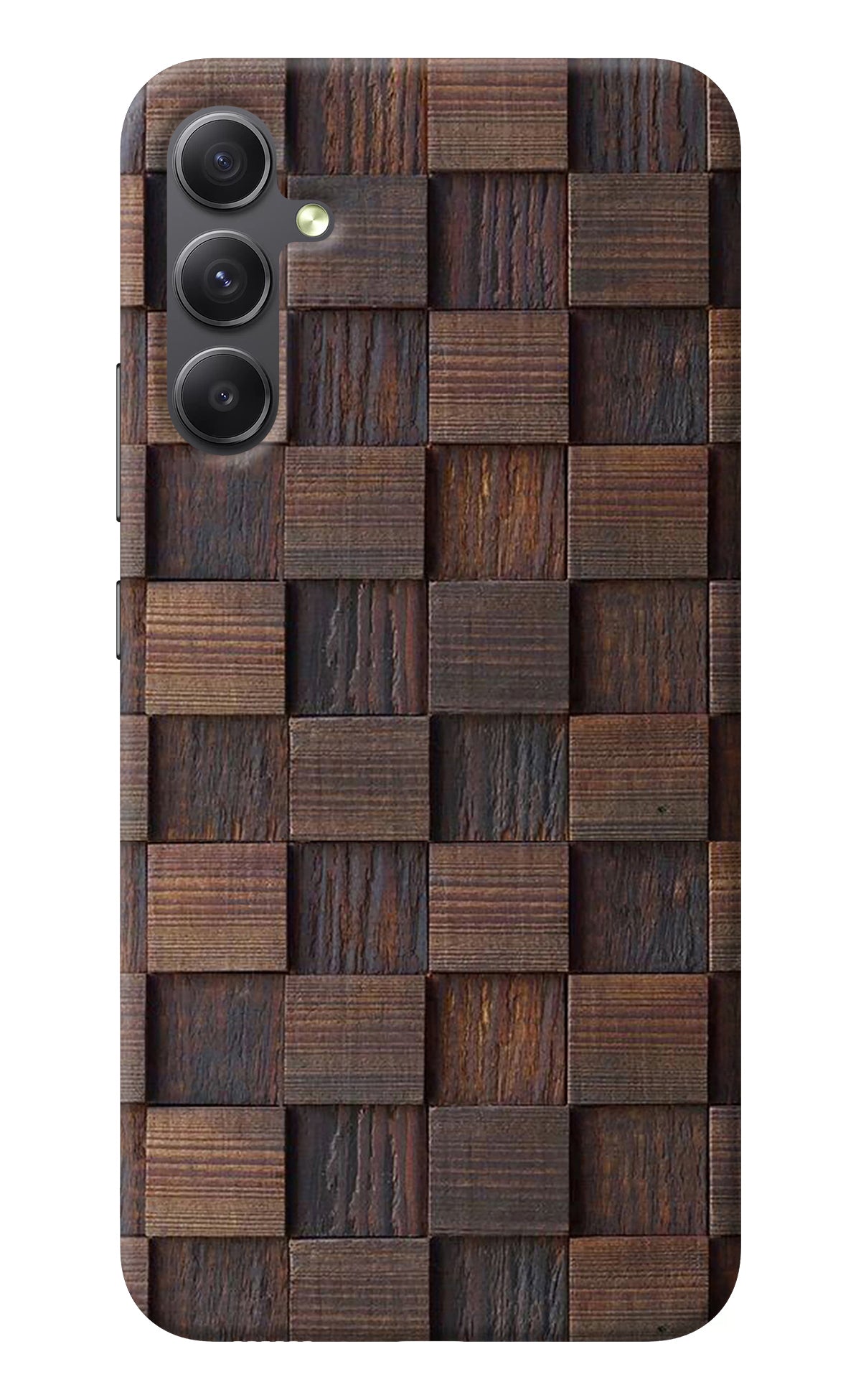 Wooden Cube Design Samsung A34 5G Back Cover