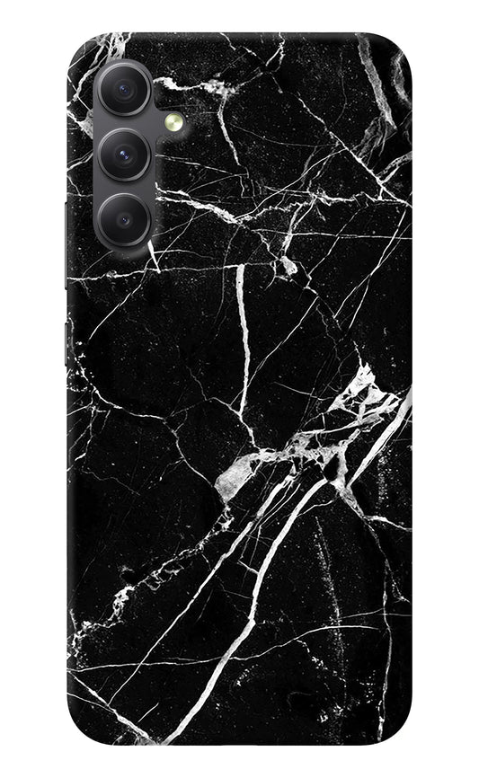 Black Marble Pattern Samsung A34 5G Back Cover