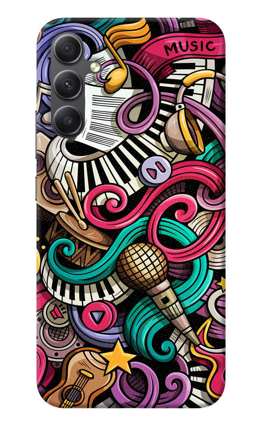 Music Abstract Samsung A34 5G Back Cover