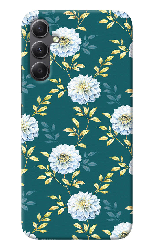 Flowers Samsung A34 5G Back Cover