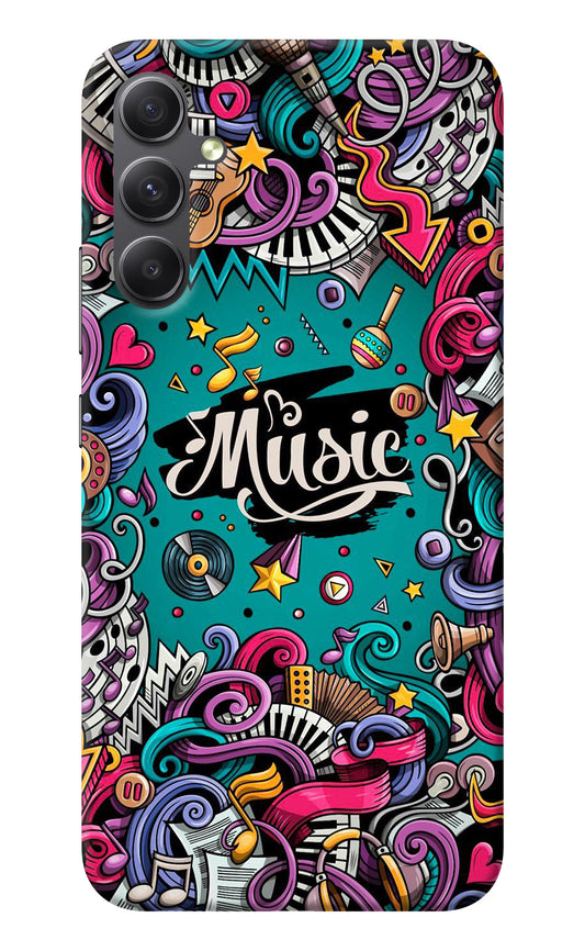 Music Graffiti Samsung A34 5G Back Cover