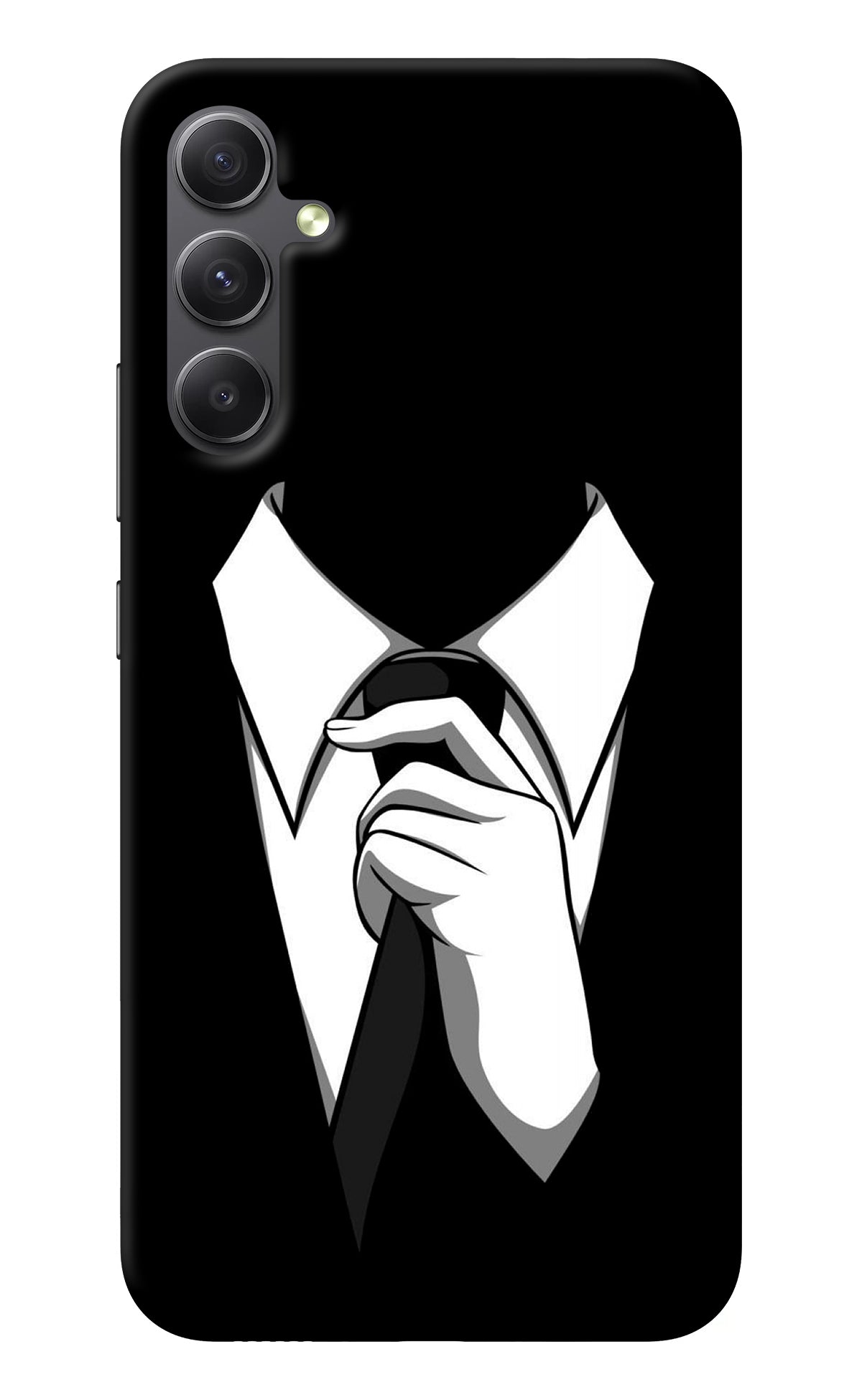 Black Tie Samsung A34 5G Back Cover