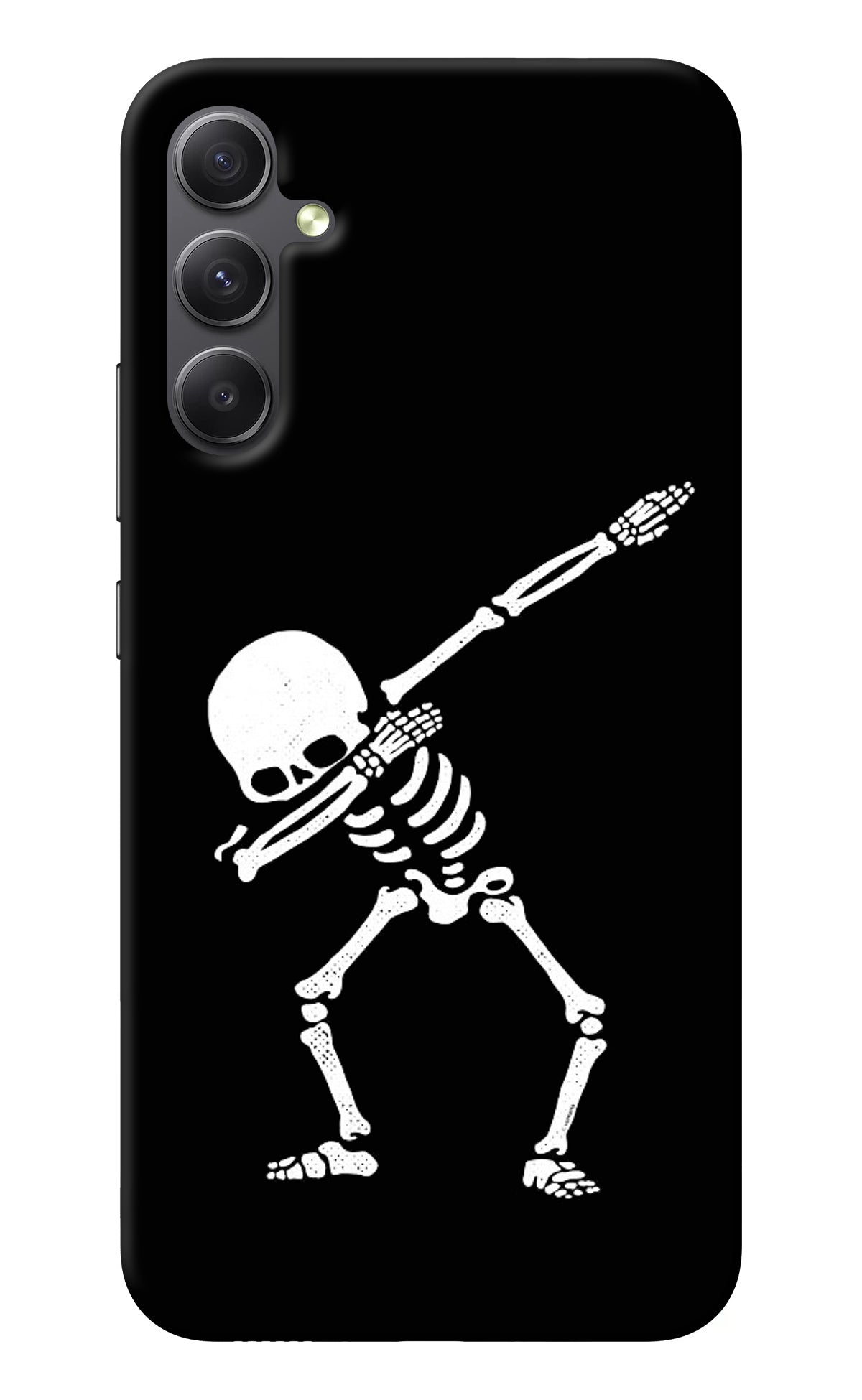 Dabbing Skeleton Art Samsung A34 5G Back Cover