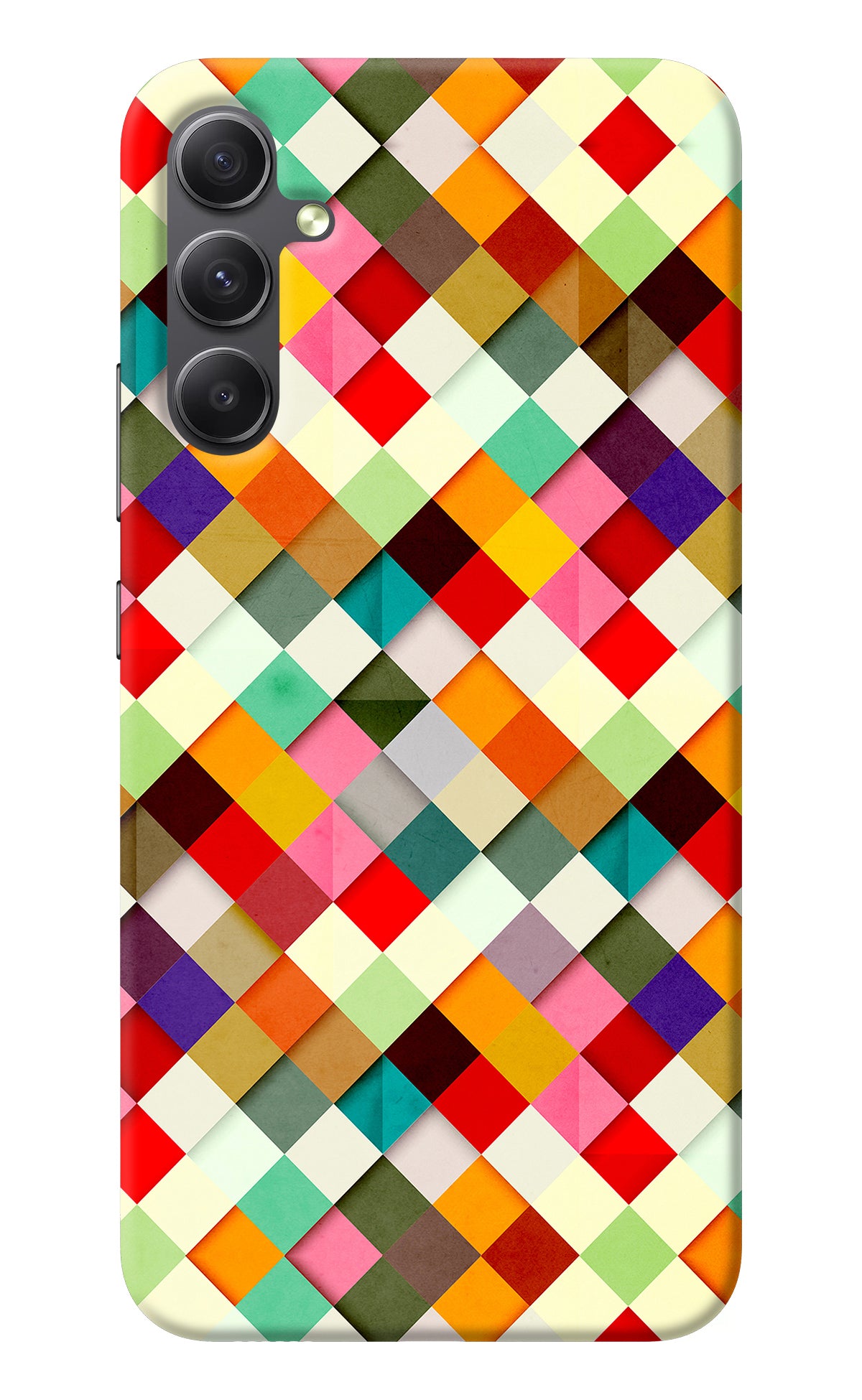 Geometric Abstract Colorful Samsung A34 5G Back Cover