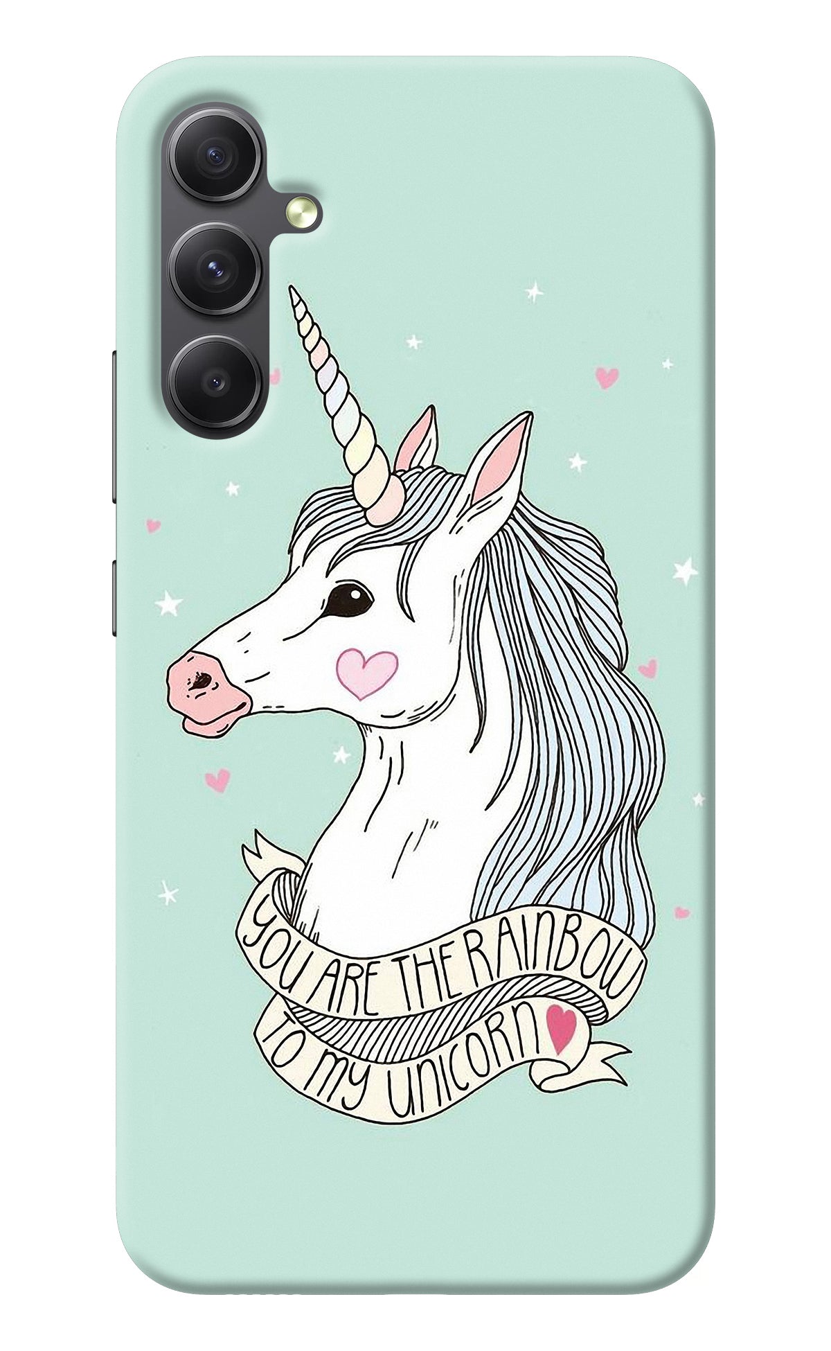 Unicorn Wallpaper Samsung A34 5G Back Cover