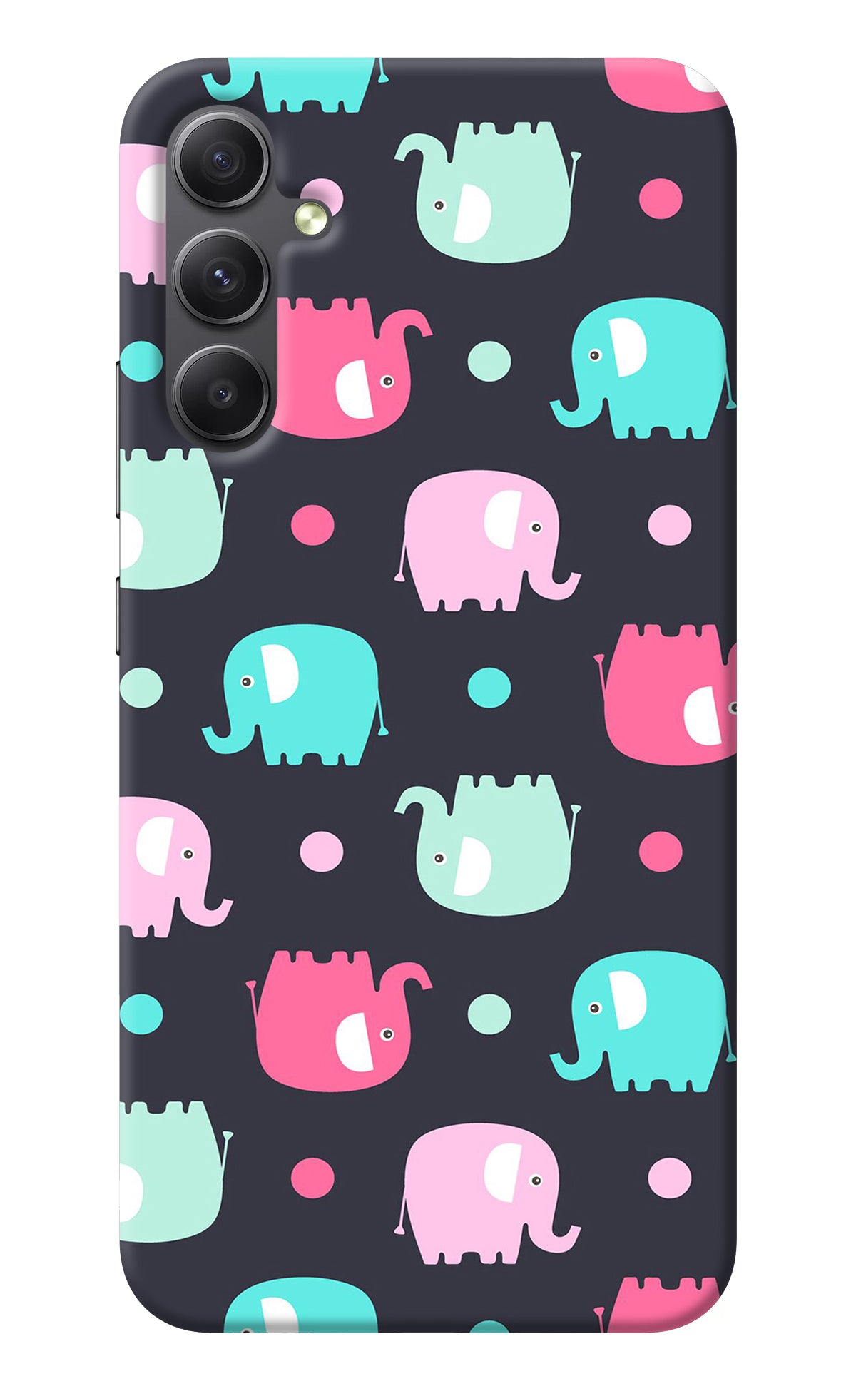 Elephants Samsung A34 5G Back Cover